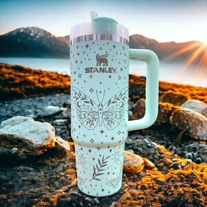 Butterfly Stanley 30oz Custom Engraved